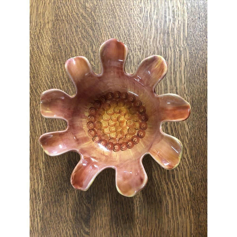 Italica ARS Decorative Tuscany Bowl Hand Painted Made in Italy‎ 10.5"